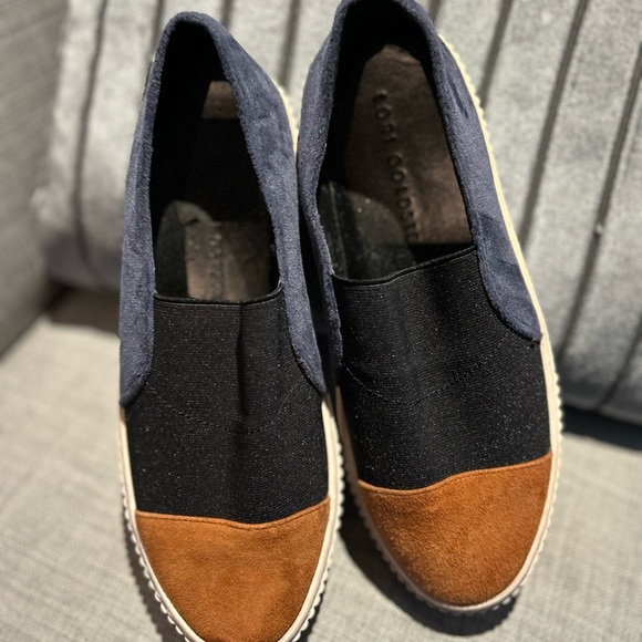 LOGO by Lori Goldstein - Platform Sneakers - LI-Sylvie - Navy - Size 6 - Picture 6 of 7